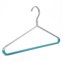 Eco-Friendly convenient metal wire PVC coated coat hangers